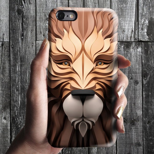 Lion Face Phone Case