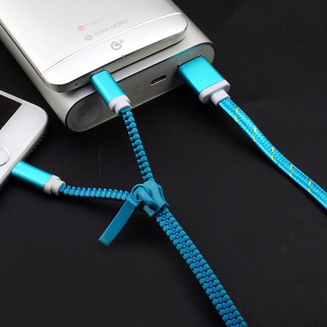 Zipper Data Charging Cable