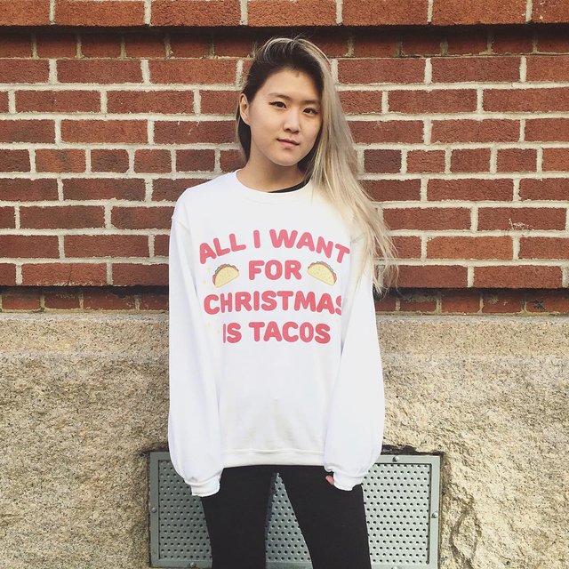 All I Want For Christmas is Tacos Crewneck