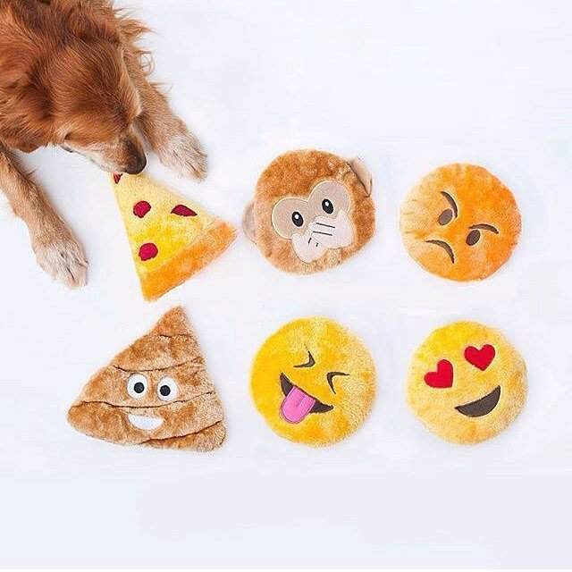 Squeakie Emojiz Dog Toys