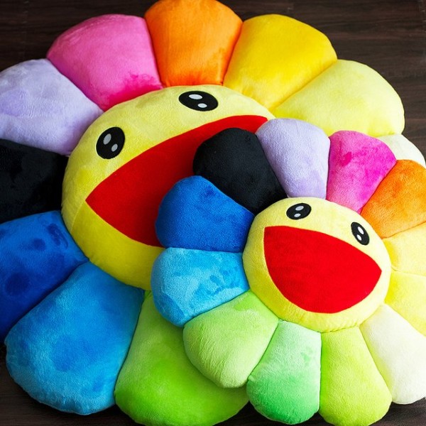 takashi murakami flower cushion