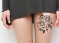 Rose Temporary Tattoo