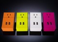 WALLY Dual USB Wall Charger + Standard AC Outlet by Schatzii