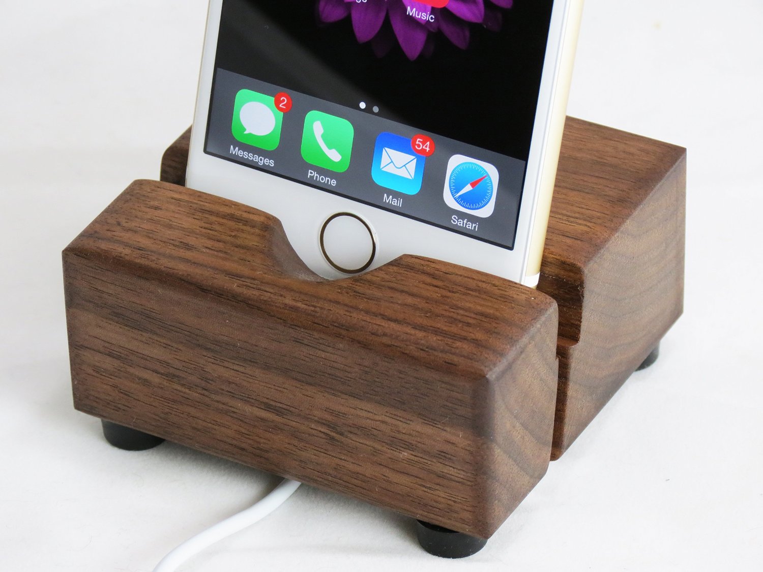 Black Walnut Iphone Stand