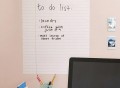 Dry Erase Notebook Paper Wall Decal
