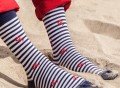 Lobster Stripe Socks