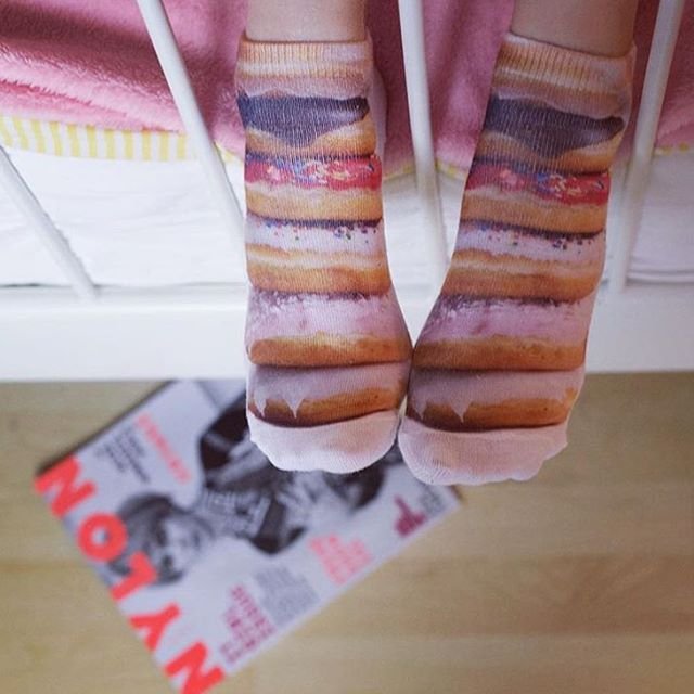 Stacked Donut Ankle Socks