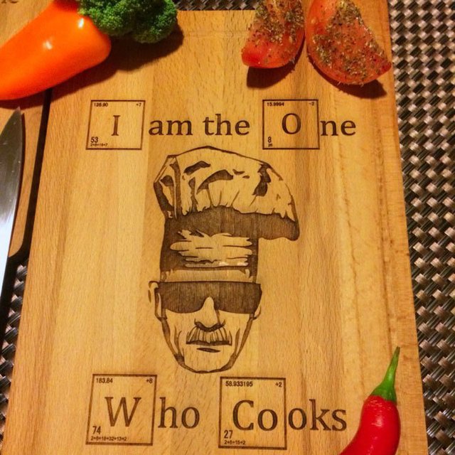 I’m The One Who Cooks Cutting Board