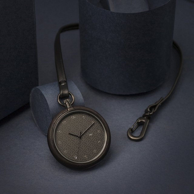 Black Strap T300k Pocket Watch