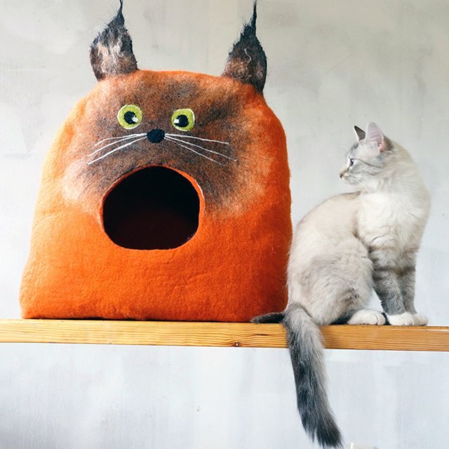 Wool Cat Cave