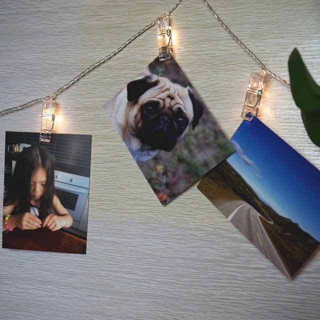 LED Photo Clip String Lights