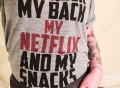 Netflix And Snacks Tee