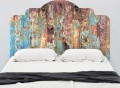 Rusted Metal Headboard Wall Decal