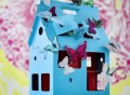 Blue MobileHome Doll House by KidsOnRoof