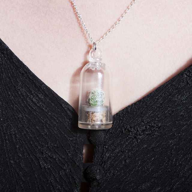 Cactus Succulent Necklace