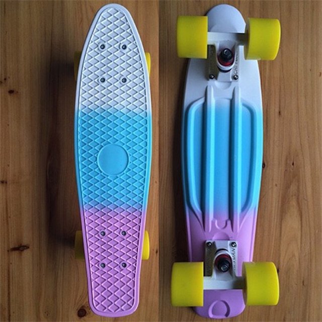 Fades Soda Tricolor Pastel Mini Cruiser Skateboard