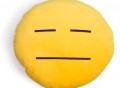 Poker Face Emoji Pillow
