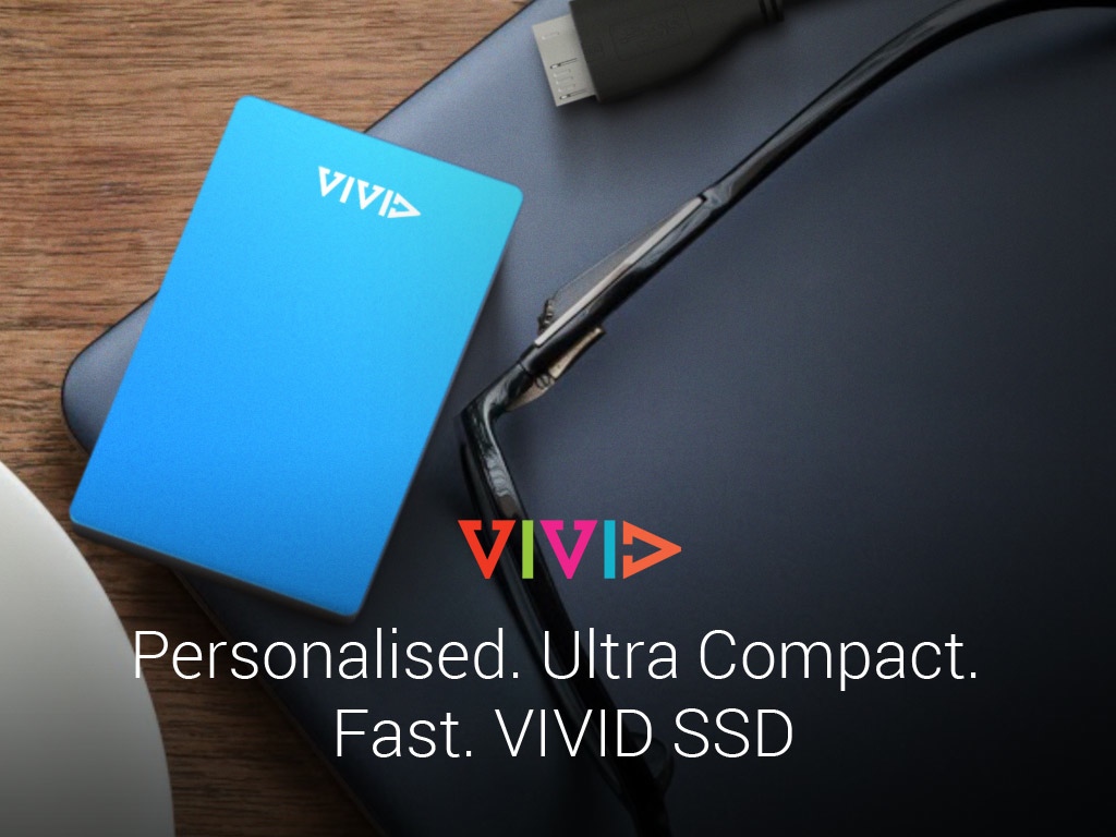 VIVID SSD: Ultra Fast & Portable Solid State Drive in Colour
