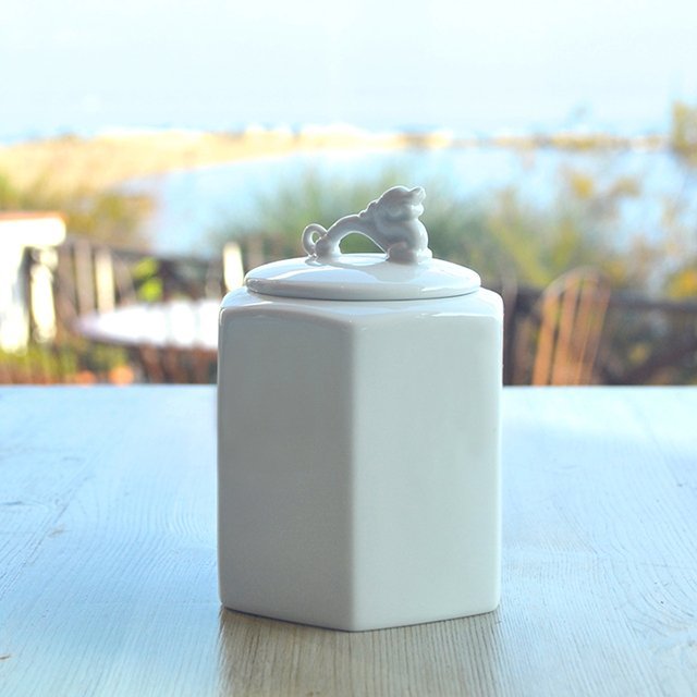 Guardians Small Porcelain Jars