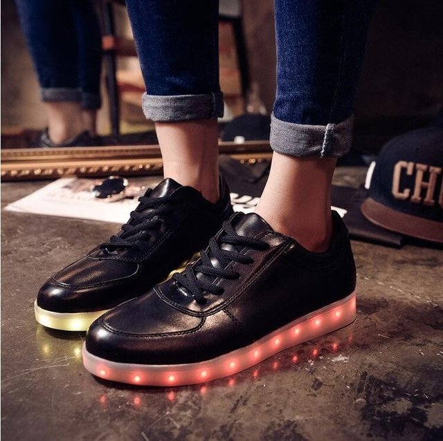 USB Rechargeable LED Shoes