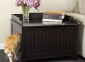 Cat Litter Box Furniture Enclosure
