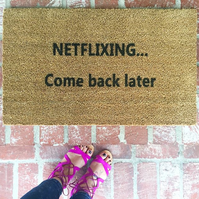 Netflixing Doormat