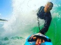 Karma Wedge Bodysurfing Handboard with GoPro Attachment