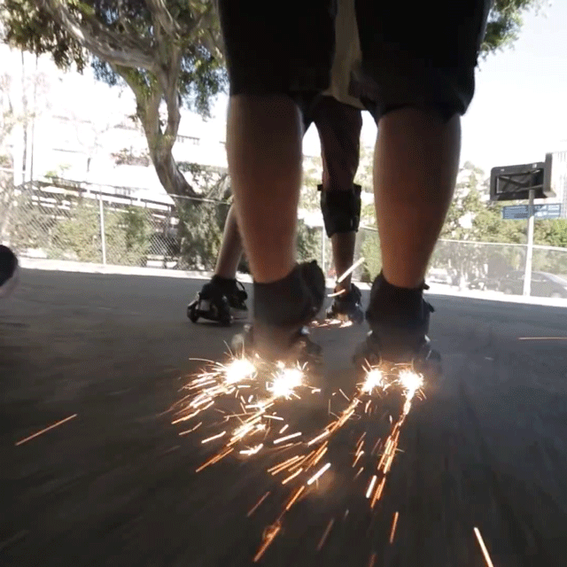 shoes with wheels on the heels