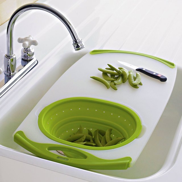 Nonslip Over-the-Sink Cutting Board