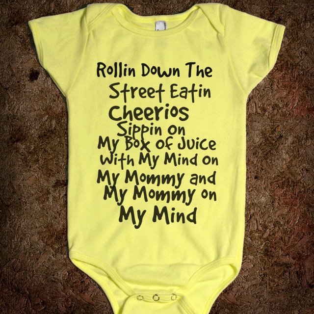 Gangasta Juice Box Onesie