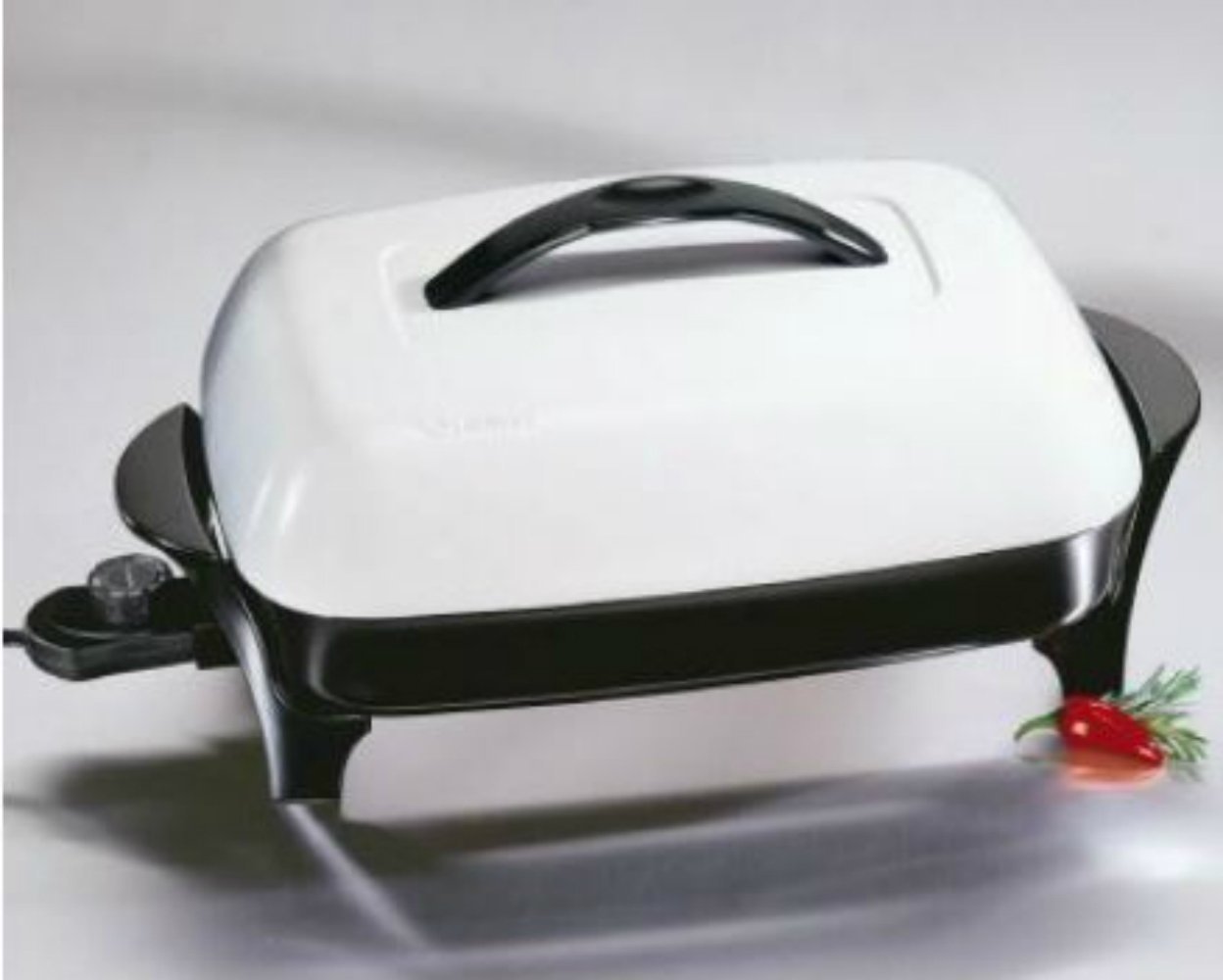 Large Electric Skillet Casserole Dish Frying Pan