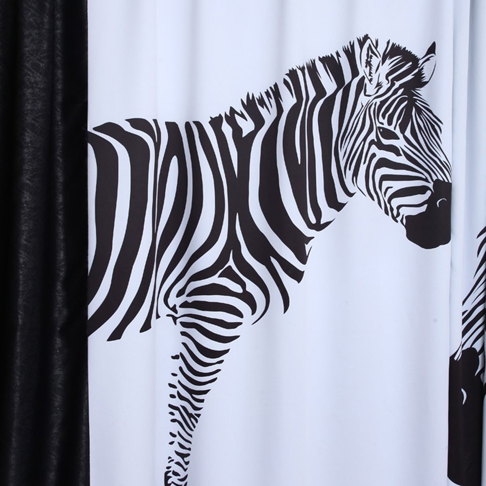 Zebra Pattern Curtains