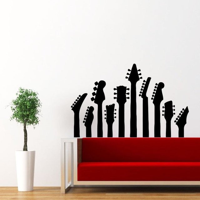 Guitar Wall Decal