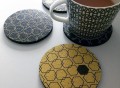 Honeycomb Hex Coasters by Flox Home
