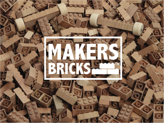 Makers Bricks – 100% Wooden Construction Toys