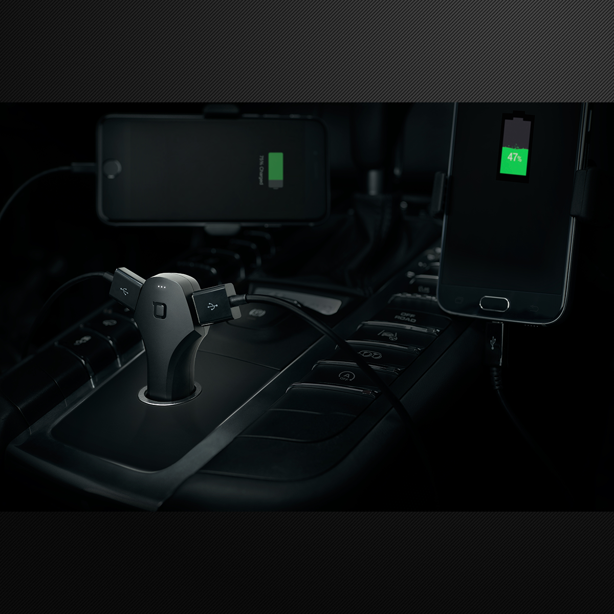 ZUS Smart Dual USB Car Charger & Locator