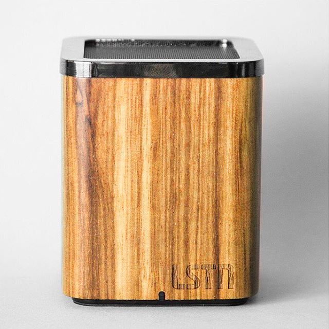 LSTN Satellite Walnut Portable Bluetooth Speaker