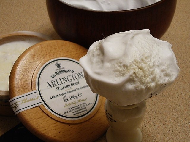 Dr. Harris Arlington Shaving Soap Mahogany Bowl