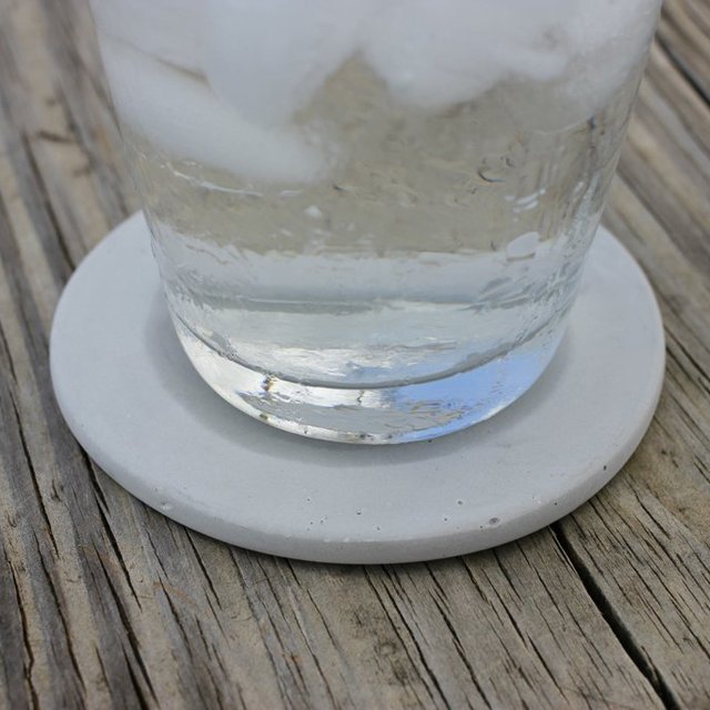 Ultra Thin Concrete Coaster Set