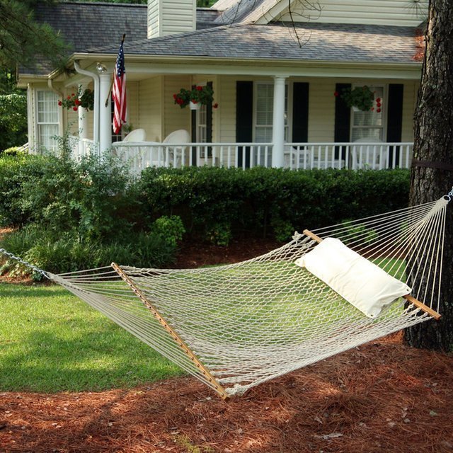 Deluxe Cotton Rope Hammock