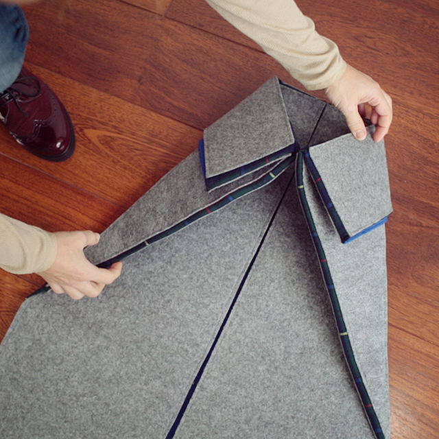 SHIRPET – A Carpet With Origami Design