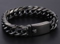 Black Double Steel Bracelet