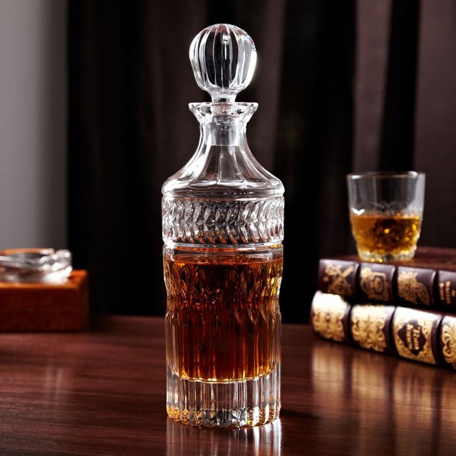 Prescott Crystal Whiskey Decanter