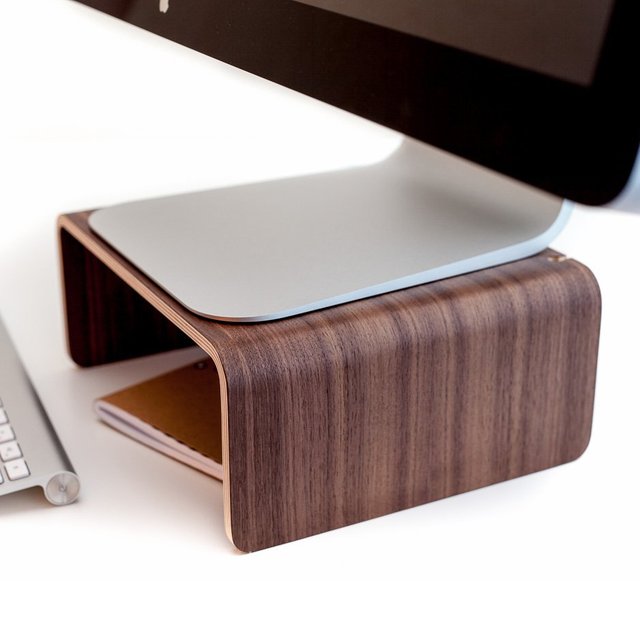 Wooden iMac Display Stand