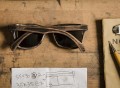 Canby Distressed Dark Walnut Sunglasses by Shwood