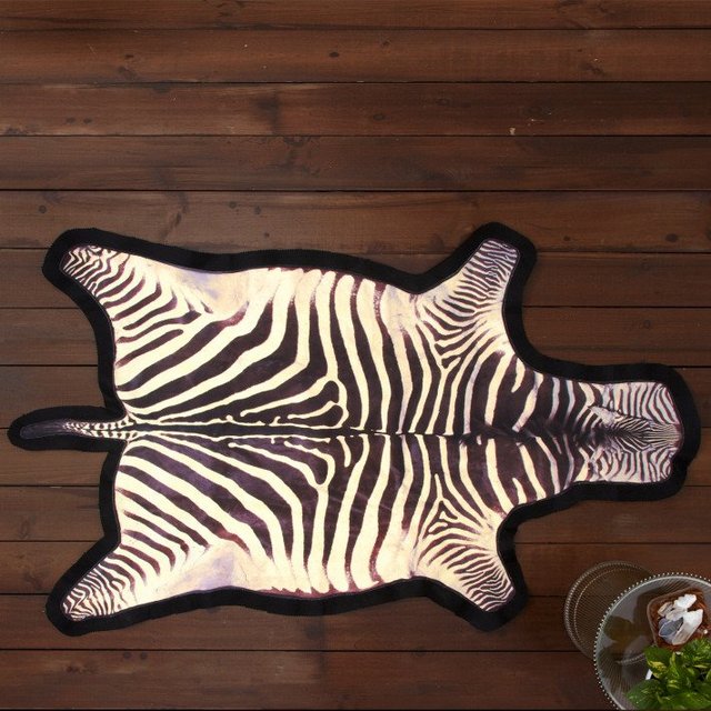 Zebra Floor Canvas by Tozai