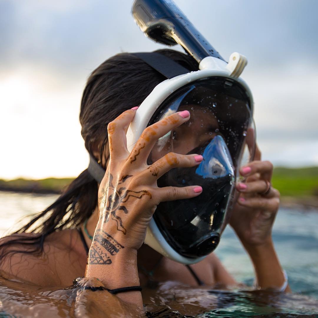 H20 Ninja Full Face Snorkel Mask