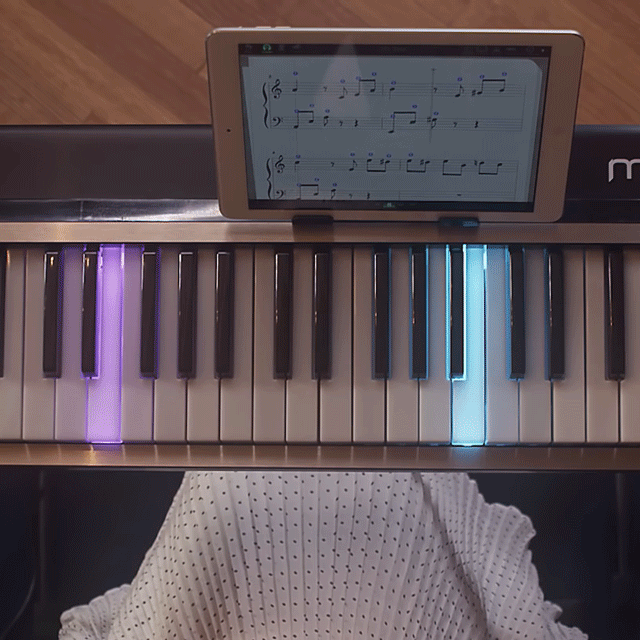 Illuminating Piano MIDI Controller