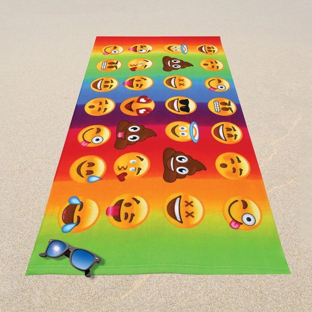 Emoji Beach Towel