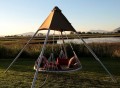 SkyBed Suspended Luxury Lounger Swing